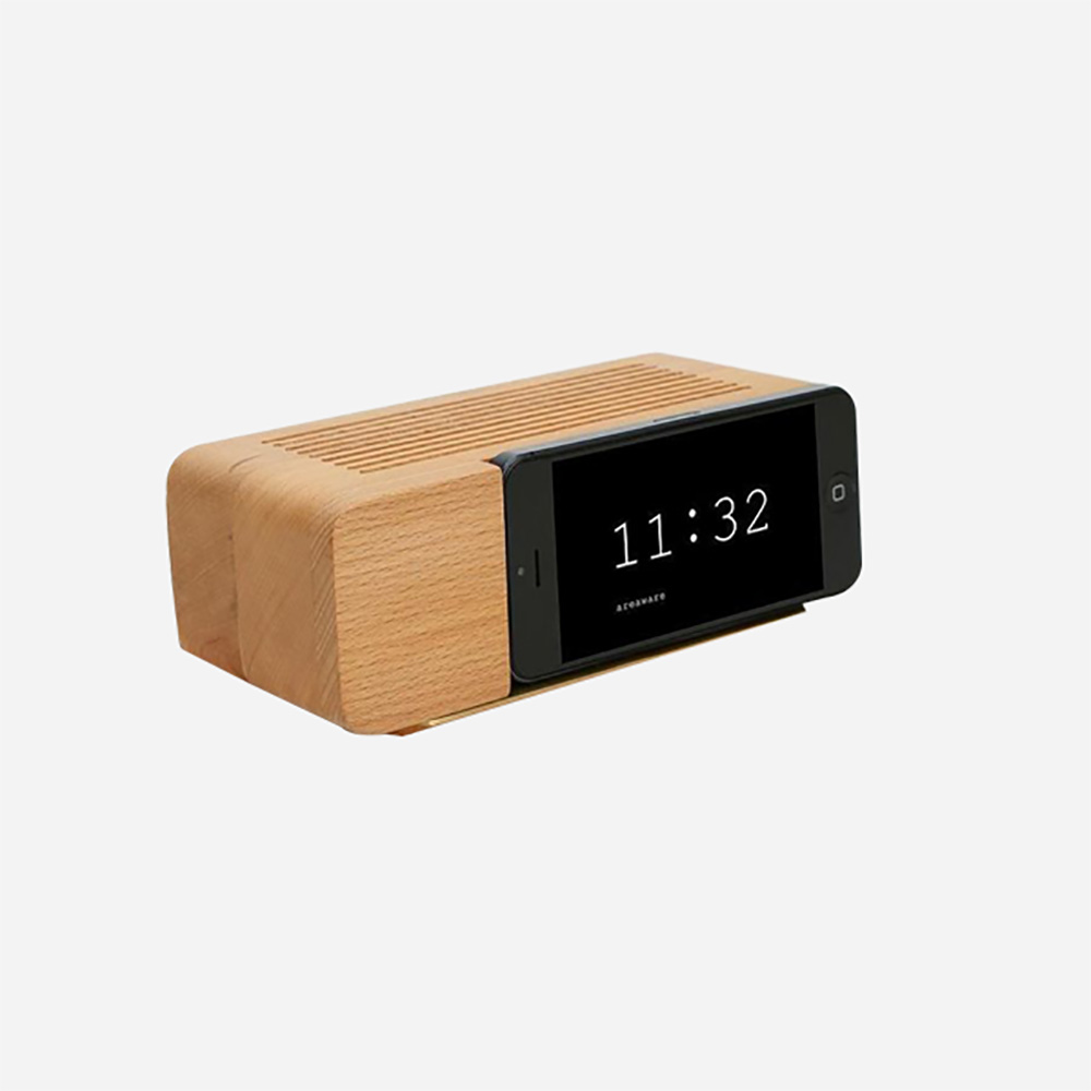 Alarm Clock Wood Essense