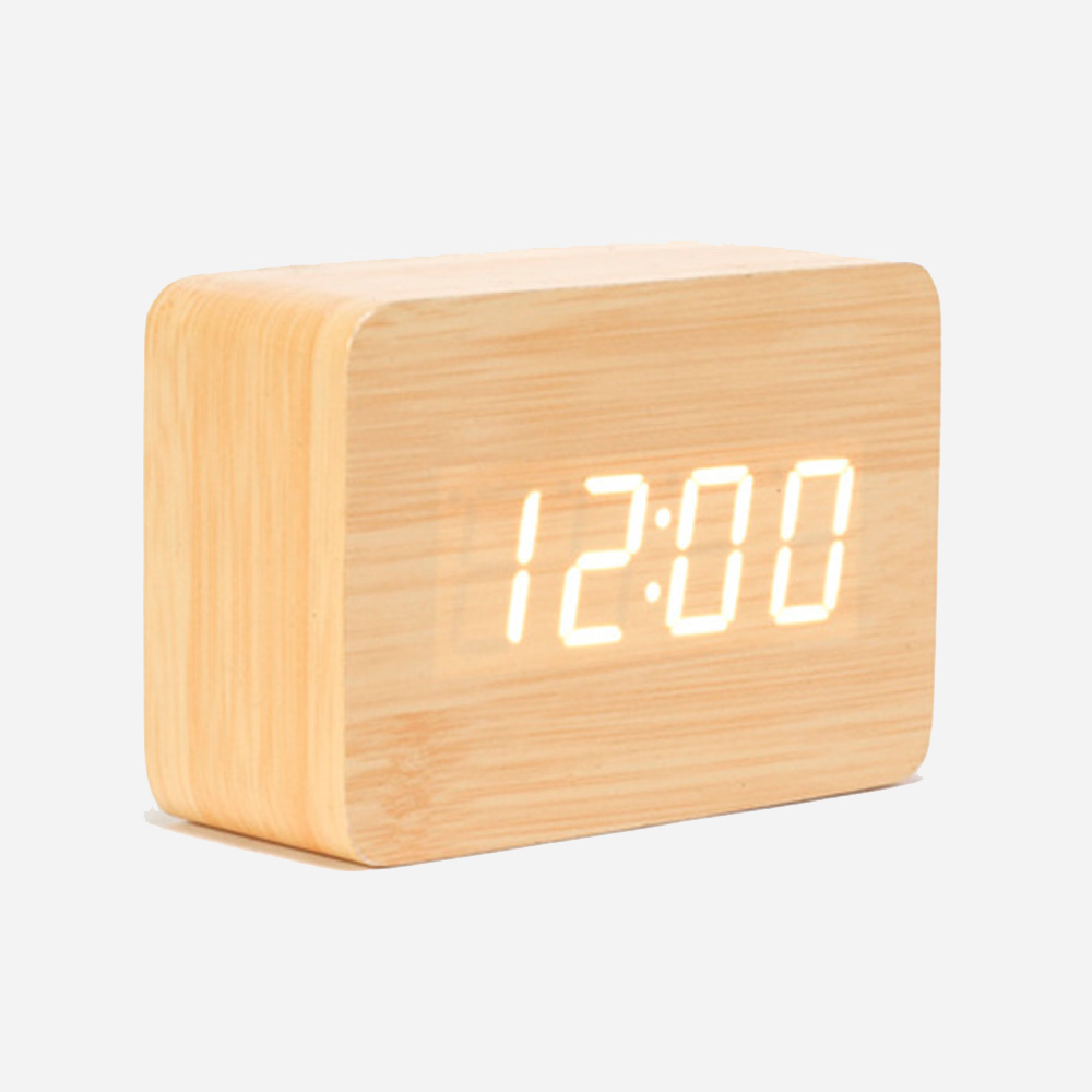 Alarm Clock Wood Essense
